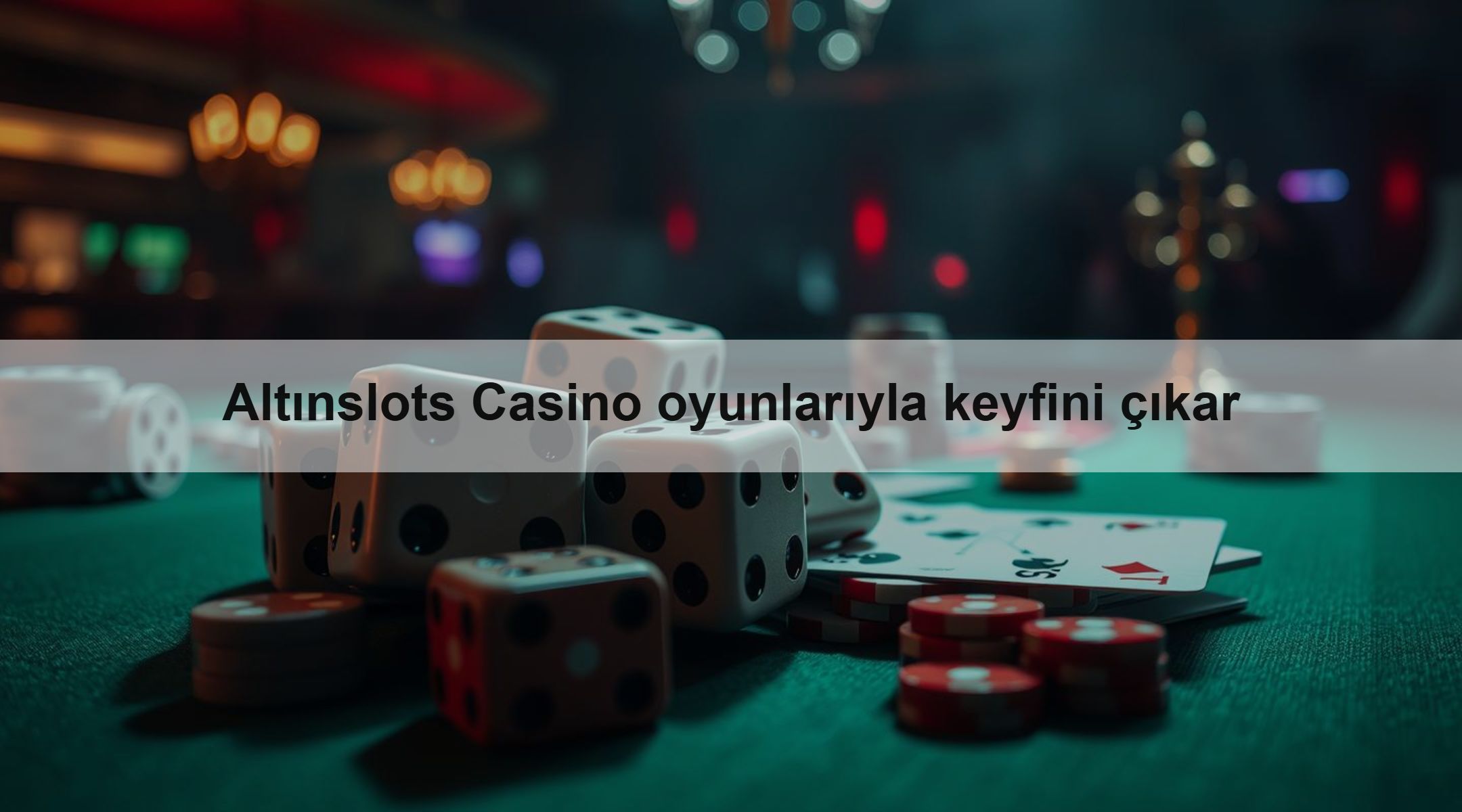 Altınslots Casino oyunlarıyla keyfini çıkar