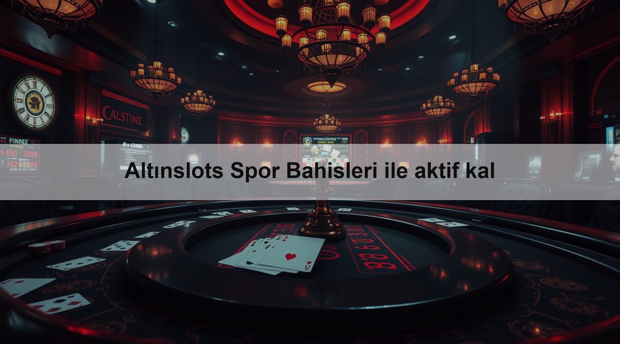 Altınslots Spor Bahisleri ile aktif kal