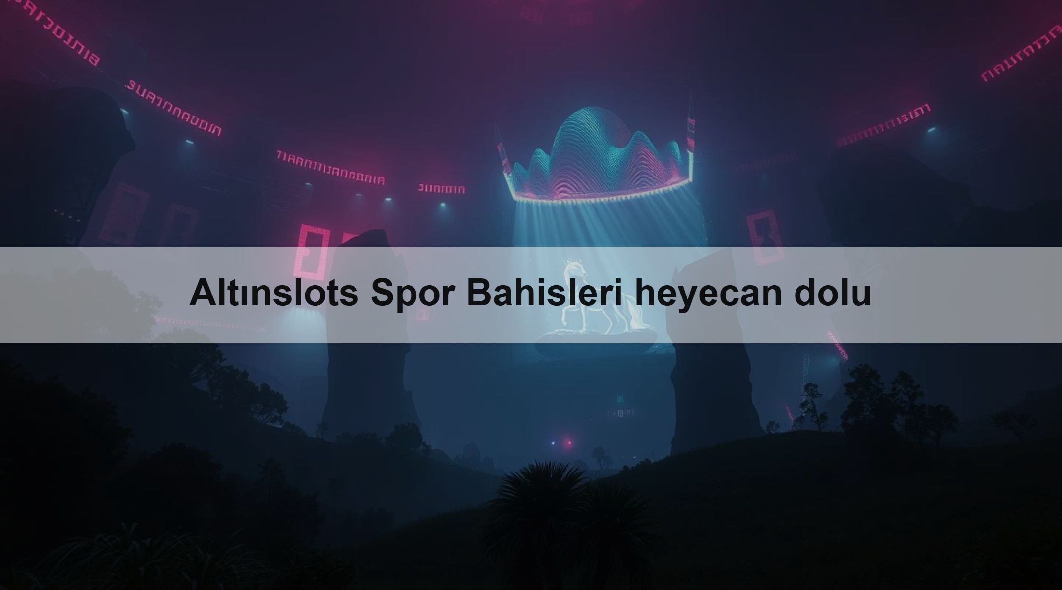 Altınslots Spor Bahisleri heyecan dolu