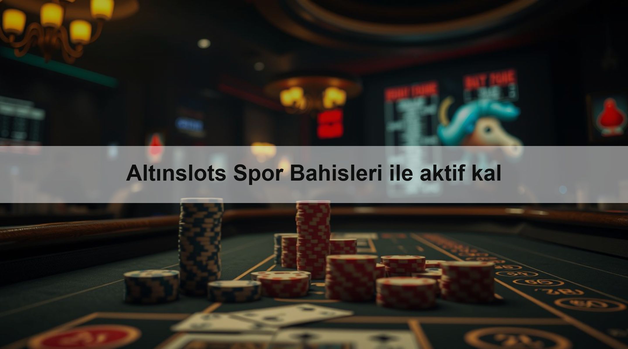 Altınslots Spor Bahisleri ile aktif kal